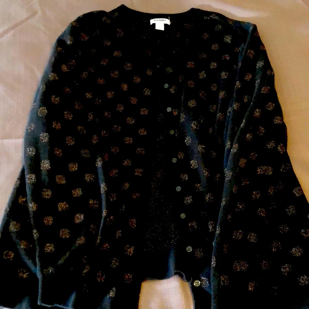 Black cardigan